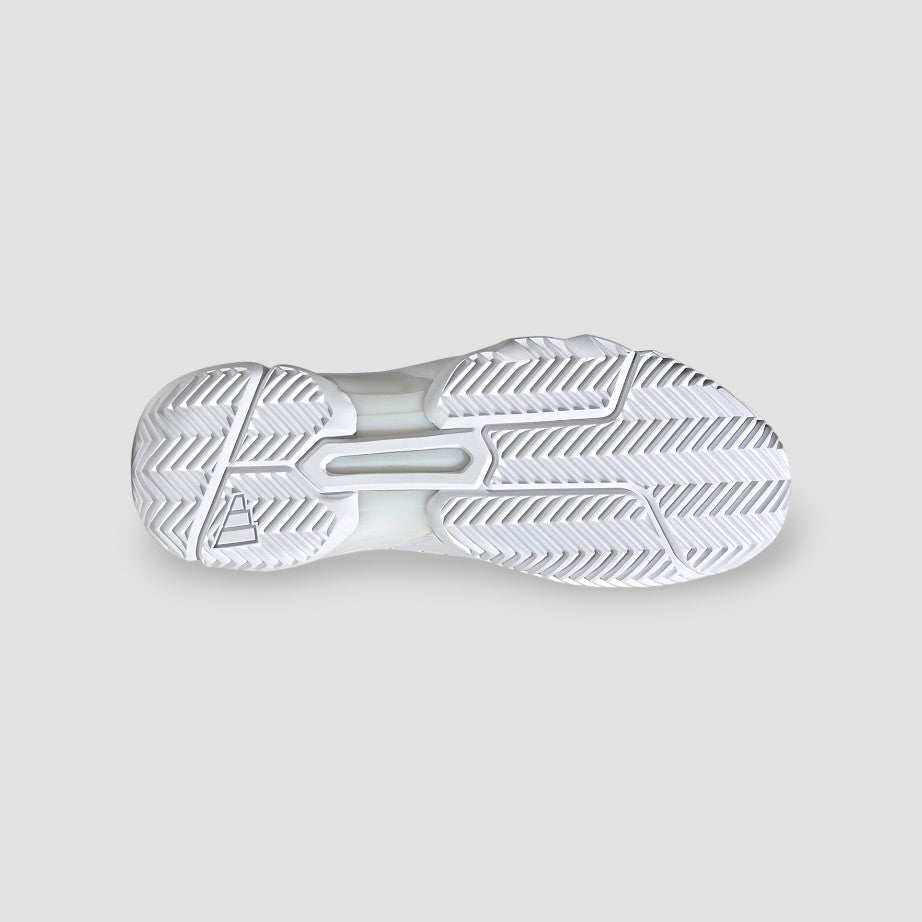White Adidas Unisex Courtjam Control 3 Premium shoe platform