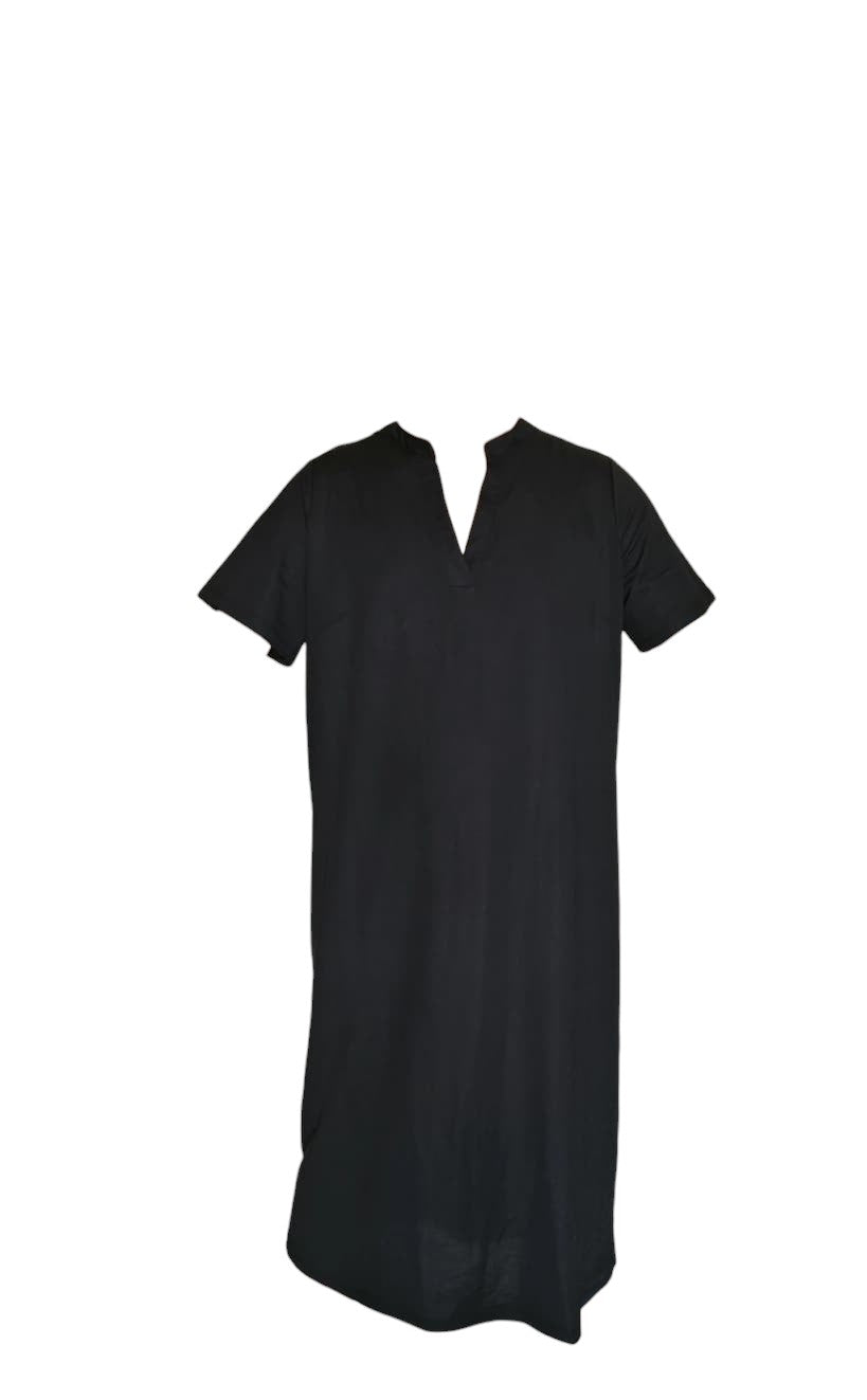 Blue dark long dress