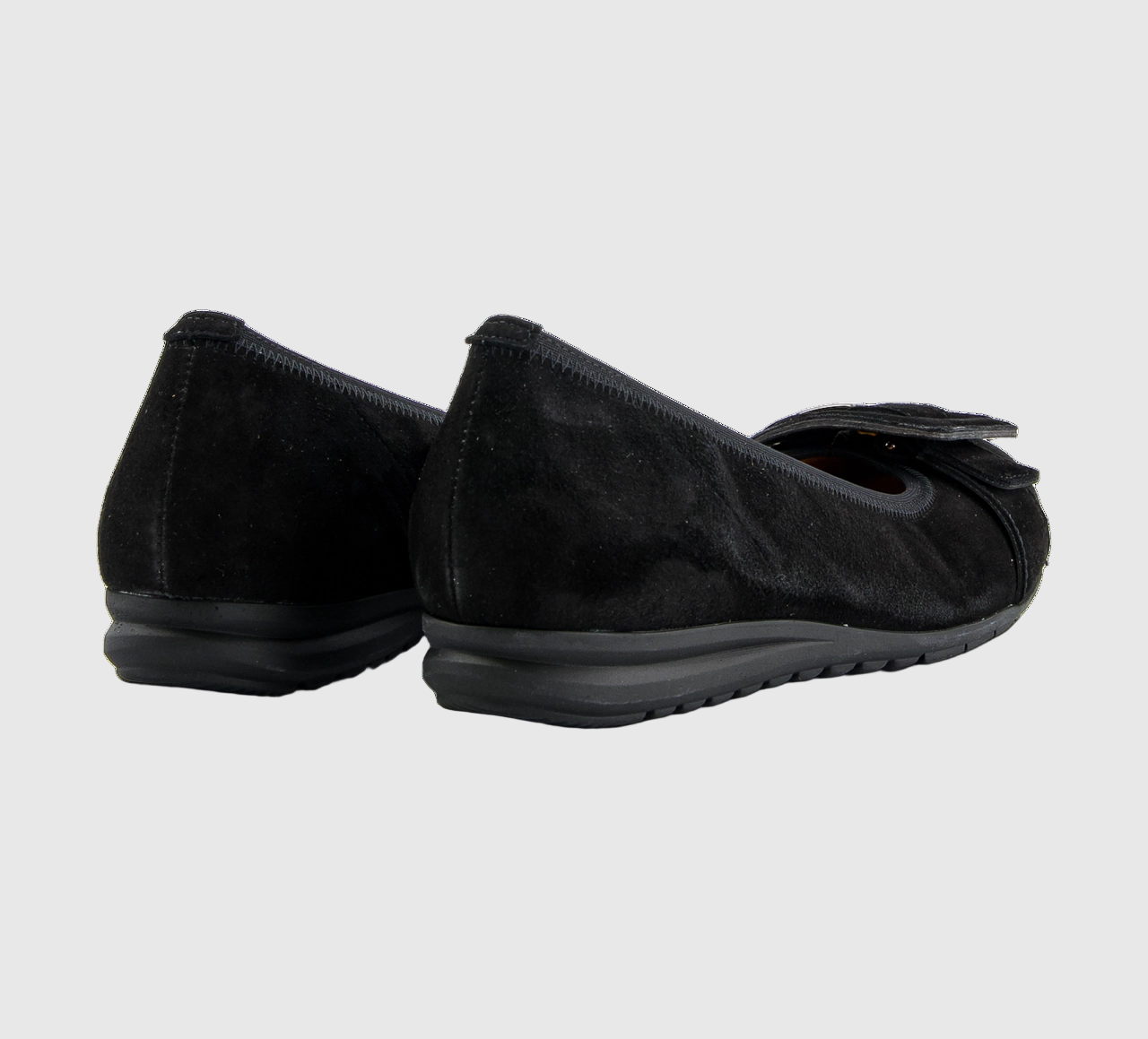 Pair of black flat shoes Gabor Comfort