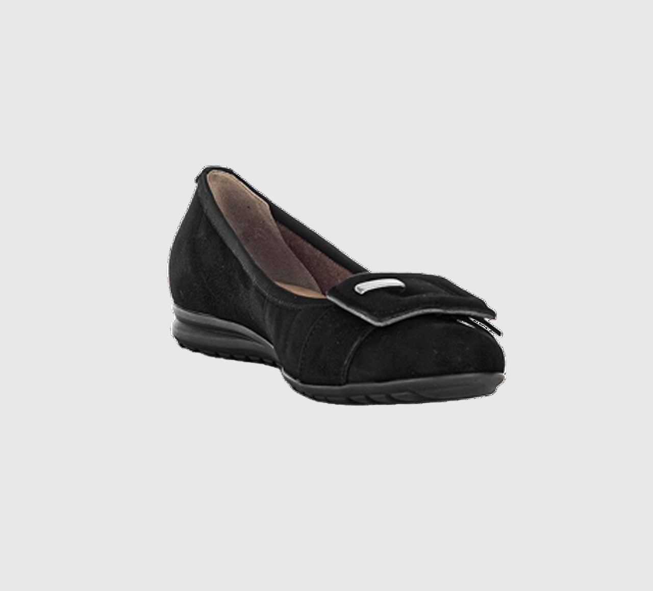Pair of black flat shoes Gabor Comfort