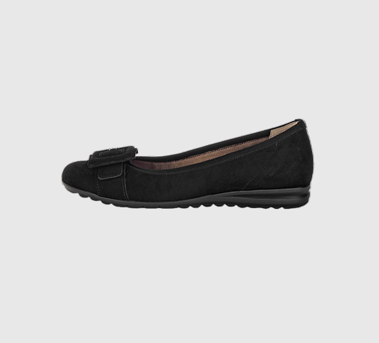 Black flat shoes Gabor Comfort