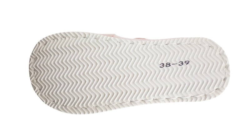 Elegante pantufla de mujer con lazo