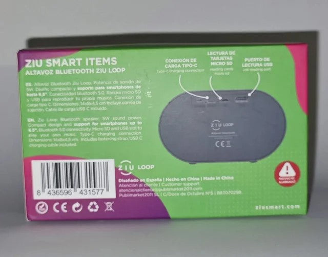 Altavoz Bluetooth Ziu Loop