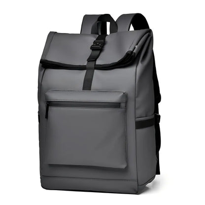 Large Capacity Backpack - Stylish Solid Black Travel & Commuter Bagwith Adjustable Straps, Multiple Compartments, Travelbackpack