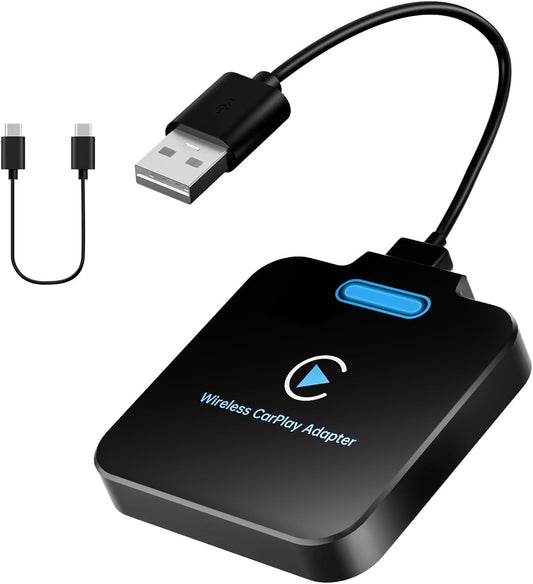 Adaptador Carplay Inalámbrico Para Iphone, Convierte Cable De Fábrica En Dongle Para Control Plug & Play, Compatible Con Coches Desde 2017