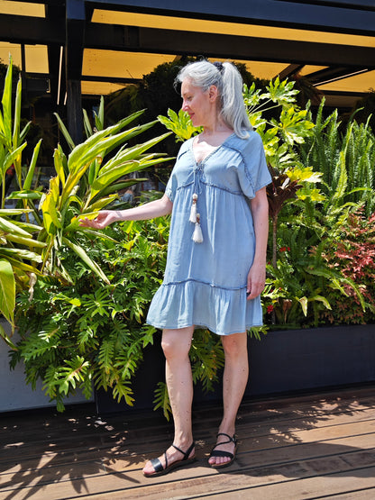 Vestido fresco Etnico Boho