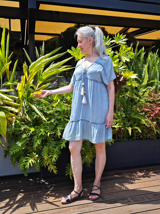 Vestido fresco Etnico Boho