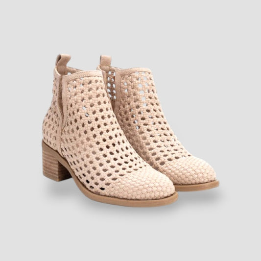 BOTINES DE PIEL 143959 BEIGE